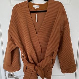 Madewell quilted wrap jacket